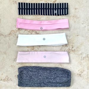 Lululemon Headbands - sold as set of 5